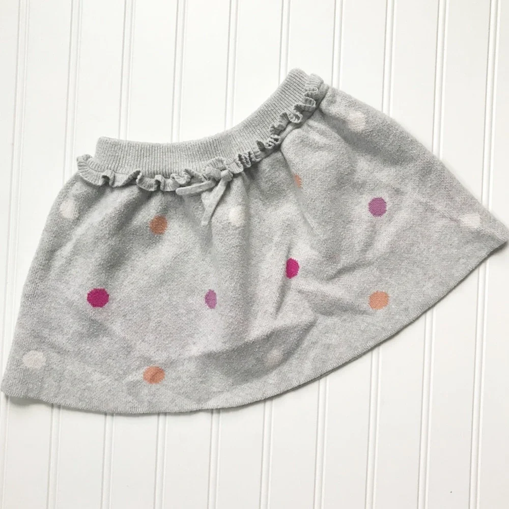 •Osh Kosh• knit polka dot skirt